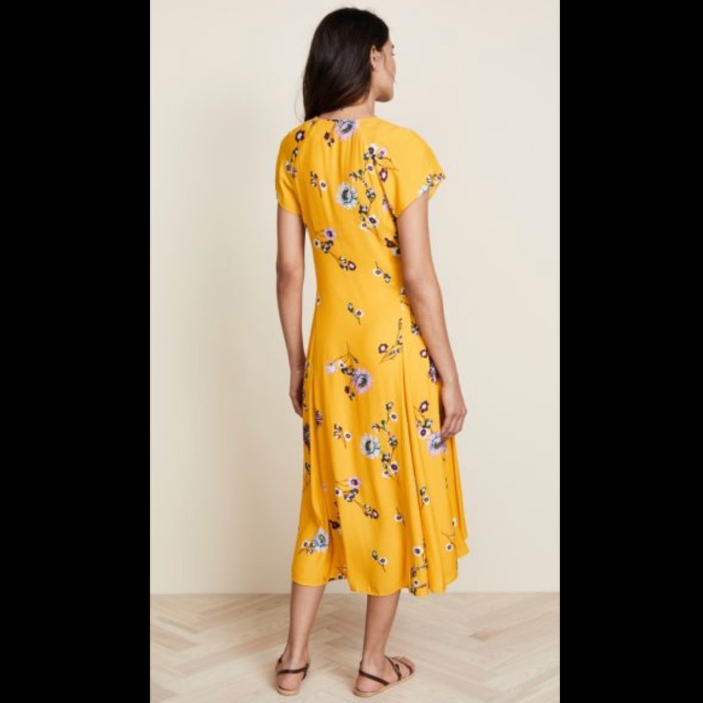 Free People NWT Lost In You Floral Midi Dress L - Picture 8 of 8